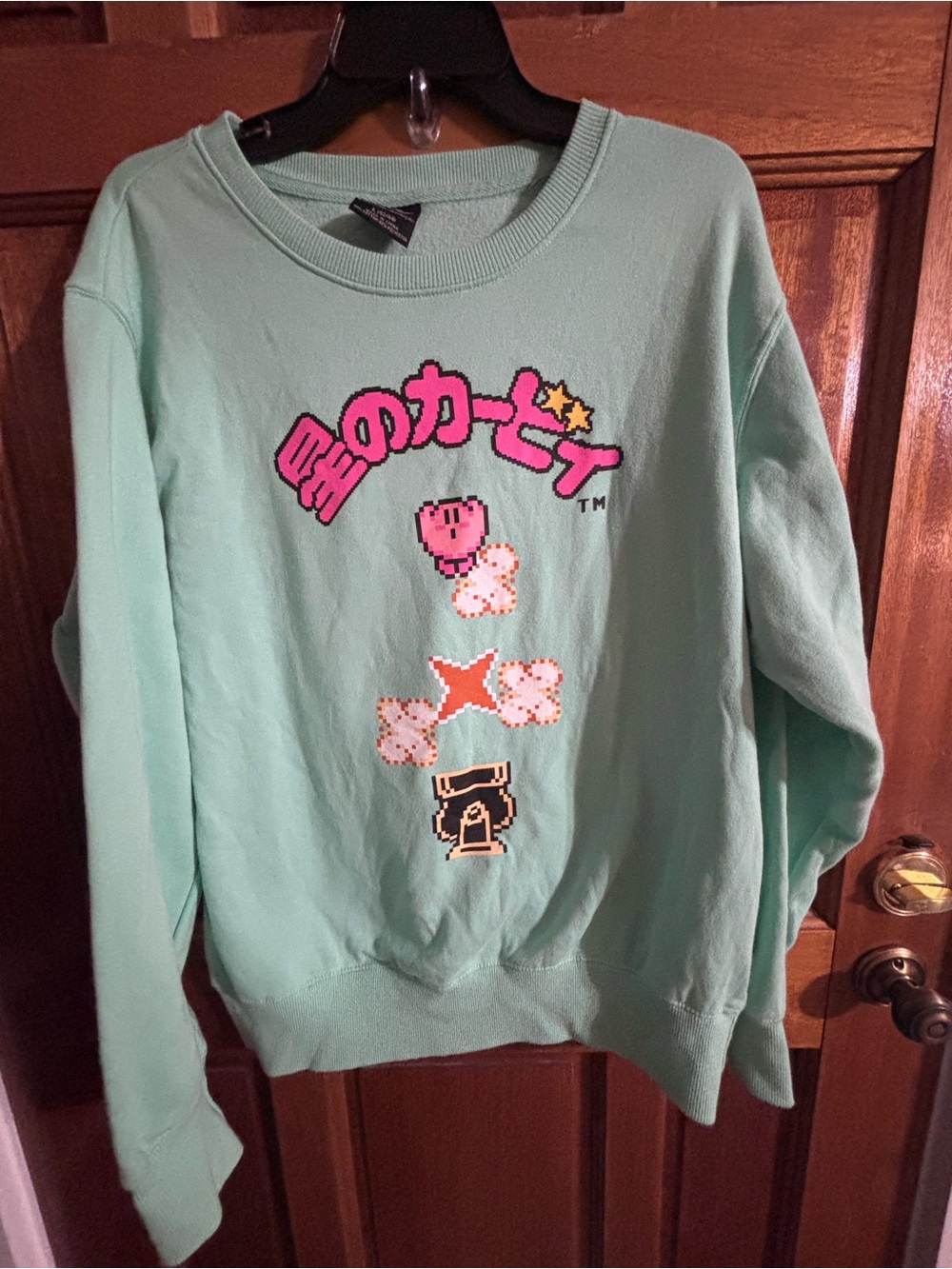 Mint Green Kirby Graphic Sweatshirt